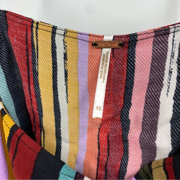Free People Ruby Striped Festival Tunic XS - Picture 4 of 10